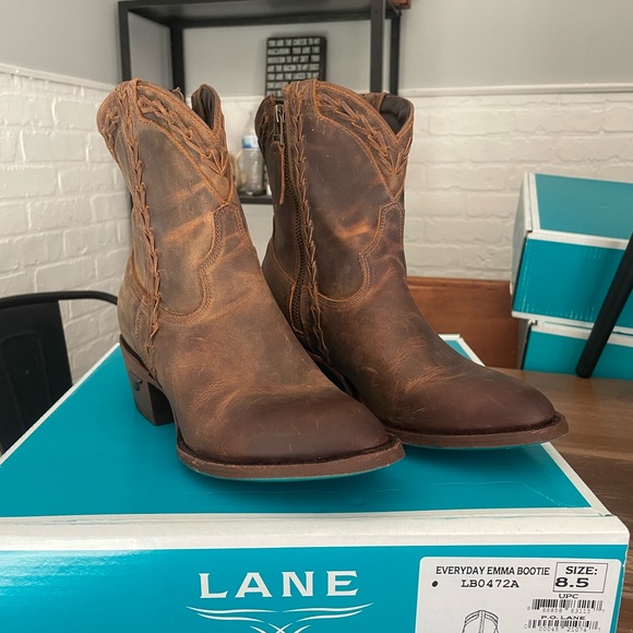 Lane Boots Everyday Emma Bootie Burnt Caramel - Picture 1 of 7